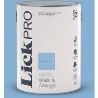 LickPro 5Ltr Blue 10 Vinyl Matt Emulsion Paint (402TM)