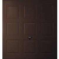 Gliderol Georgian 8' x 6' 6" Non-Insulated Framed Steel Up & Over Garage Door Brown (402VP)
