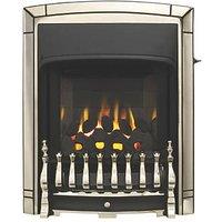 Valor Dream Slimline Pale Gold Slide Control Inset Gas Fire 518mm x 79mm x 636mm (4046F)