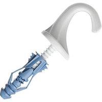 Cobra VersaHook All-Purpose Wall & Ceiling Hooks White 2 Pack (404RG)