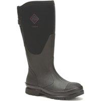 Muck Boots Chore Adjustable Tall Size 7 Womens Black Non Safety Wellies (404XR)