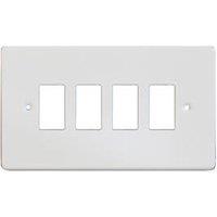 Varilight PowerGrid 4-Module Grid Faceplate White (40558)