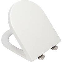 Croydex Telese Soft-Close with Quick-Release Toilet Seat Polypropylene White (405KK)