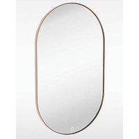 Sensio Nebula Oval Illuminated Bathroom Mirror Brass With 2016lm LED Light 800mm x 500mm (405PE)
