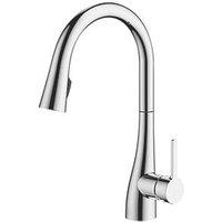 Oxford Pull-Out Spray Mono Mixer Kitchen Tap Chrome (4065P)