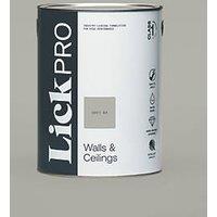 LickPro Max+ 5Ltr Grey 04 Eggshell Emulsion Paint (406JY)