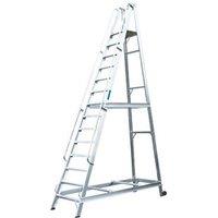 Lyte Aluminium 3.42m Silver 14 Step Podium Steps (40713)