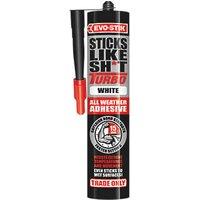 Evo-Stik Sticks Like Sh*t Turbo Solvent-Free Grab Adhesive White 290ml (4072P)