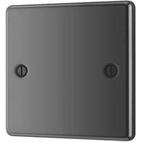LAP 1-Gang Blanking Plate Black Nickel (40737)