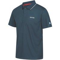 Regatta Maverik V Polo Shirt MoonLt Denim Large 42" Chest (407YA)