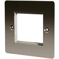 LAP 2-Module Modular Faceplate Black Nickel (40897)