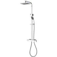 Aqualisa Sierra Safe Touch Rear-Fed Exposed Chrome Thermostatic Bar Diverter Mixer Shower (408HP)