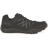 Regatta Edgepoint III Size 10 Black/Granite Waterproof Non Safety Shoes (409JU)