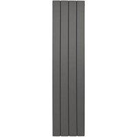 Towelrads Berkshire 1800mm x 407mm 3432BTU Anthracite Vertical Designer Radiator (409RY)