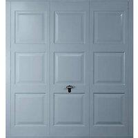 Gliderol Georgian 7' 6" x 7' Non-Insulated Frameless Steel Up & Over Garage Door Traffic Grey (409VP)