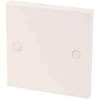 Essentials 1-Gang Blanking Plate White (4104D)