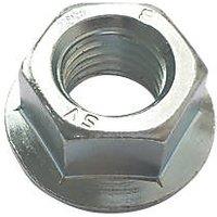 Easyfix BZP Carbon Steel Flange Head Nuts M8 100 Pack (4109P)