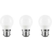 LAP B22 Mini Globe LED Light Bulb 250lm 2.2W 3 Pack (410PP)