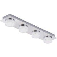 Spa Amalfi LED Bathroom 4-Spot Ceiling Light Chrome 20W 1350lm (410VJ)