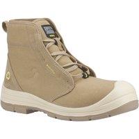 Safety Jogger Ecodesert S1P Mid Size 9 Beige Steel Toe Cap Safety Boots (410XK)
