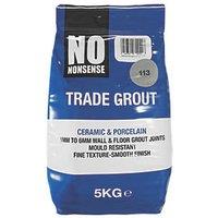 No Nonsense Wall & Floor Grout Cement Grey 5Ltr (411KC)