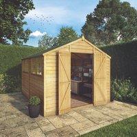 Mercia 7' 6" x 9' 6" (Nominal) Apex Overlap Timber Shed (411YL)