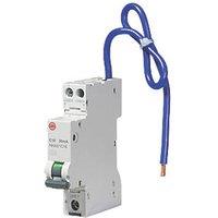 Wylex 16A 30mA Type A DP C Curve Mini RCBO (4128X)
