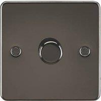 Knightsbridge 1-Gang 2-Way LED Intelligent Dimmer Switch Gunmetal (412PX)