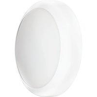 TCP Indoor & Outdoor Non-Maintained Emergency Round LED Bulkhead Light White 14/18/22W 1900/1995lm (412TW)
