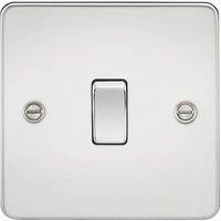 Knightsbridge 10AX 1-Gang Intermediate Switch Polished Chrome (412TX)