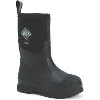 Muck Boots Chore Classic Mid Patterned Size 12 Black Non Safety Wellies (412XR)