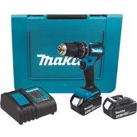 Makita DHP485T001 18V 2 x 5.0Ah Li-Ion LXT Brushless Cordless Combi Drill (412XT)