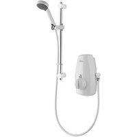 Aqualisa Aquastream Gravity-Pumped White Thermostatic Power Shower (4137X)