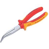 Knipex VDE Bent Long Nose Side Cutting Pliers 8" (200mm) (4139F)