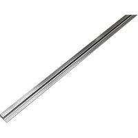 Splashwall End Cap Polished Silver 2450mm x 4mm (413GX)