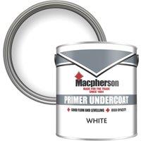 Macpherson 2.5Ltr White Matt Interior Wood & Metal Primer Undercoat (413TA)