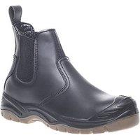 Apache AP714SM Size 13 Black Water-Resistant Steel Toe Cap Safety Dealer Boots (414JH)