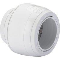 Hep2O Plastic Push-Fit Keyless Stop End 28mm (415RE)