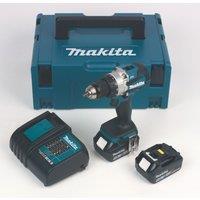 Makita DHP489STJ 18V 2 x 5.0Ah Li-Ion LXT Brushless Cordless Combi Drill (415TM)