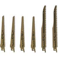 Makita B-44432 Multi-Material Reciprocating Saw Blade Set 6 Pieces (4160R)