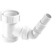 McAlpine V33S Compression Domestic Appliance Tee Piece Connector White 40mm (4167P)
