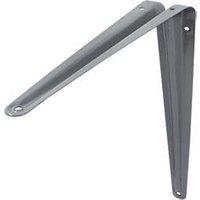 Essentials London Shelf Brackets Grey 200mm x 150mm 20 Pack (416VJ)