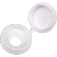 Essentials 10-12ga 100 Pack White Polypropylene Screw Caps (41706)