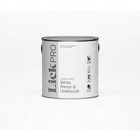 LickPro 2.5Ltr White Matt Interior & Exterior Multi Surface Primer Undercoat (417GE)