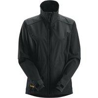 Snickers 1247 Womens Softshell Jacket Black Size 8-10 (417TV)