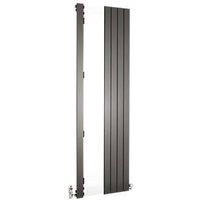 Ximax Oceanus Mirror 1800mm x 595mm 2610BTU Anthracite Vertical Designer Radiator (41867)