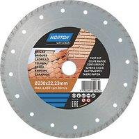 Norton Multi-Material Diamond Cutting Disc 230mm x 22.23mm (418GX)
