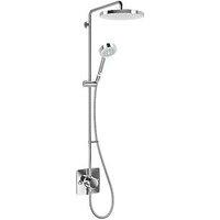 Mira Beacon Rear-Fed Exposed Chrome Thermostatic Mixer Shower (418KJ)