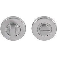 Eclipse Fire Rated Standard WC Thumbturn Set Satin Stainless Steel 52mm (418KW)