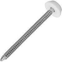 FloPlast Nails White Head A4 Stainless Steel Shank 3mm x 50mm 100 Pack (418RV)